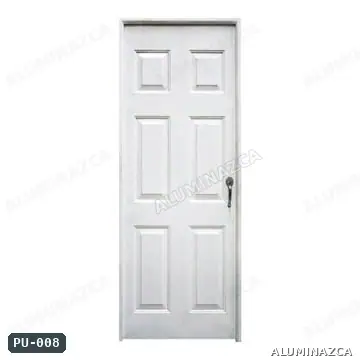 Puerta blanca de 6 paneles – código PU-008